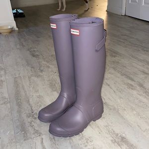 Purple Tall Hunter Boots